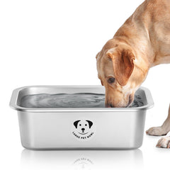 GIXSEGIE cuenco grande para alimento de perros grandes, estable y espacioso.