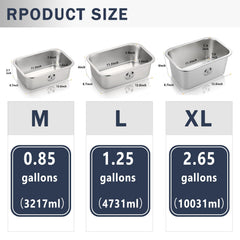 GIXSEGIE cuenco grande para alimento, ideal para porciones dobles.