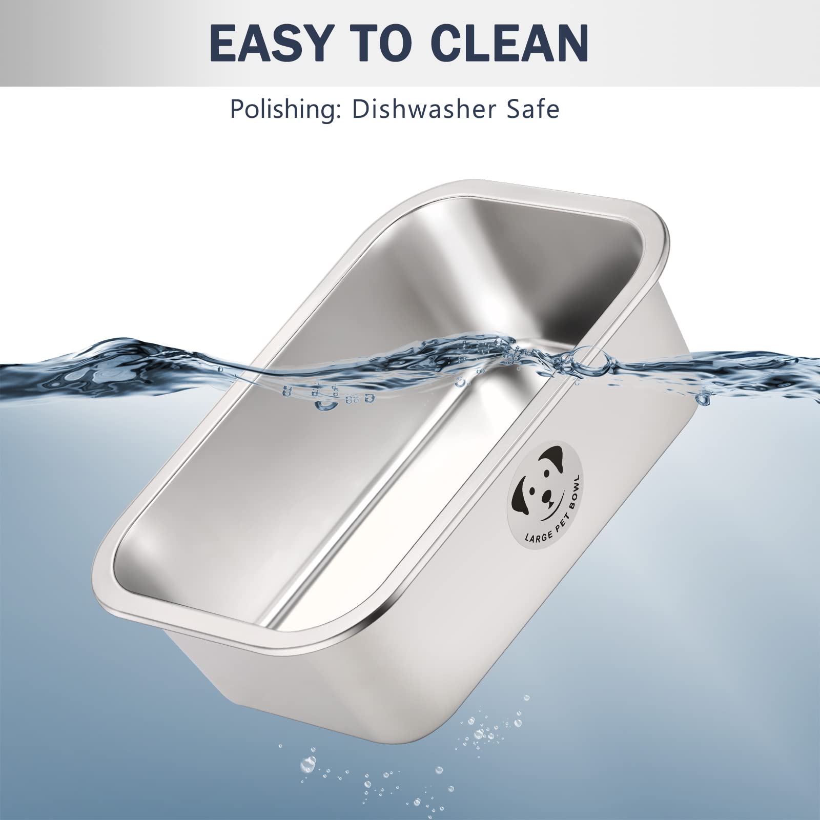 GIXSEGIE cuenco XL, dimensiones adecuadas para razas grandes.