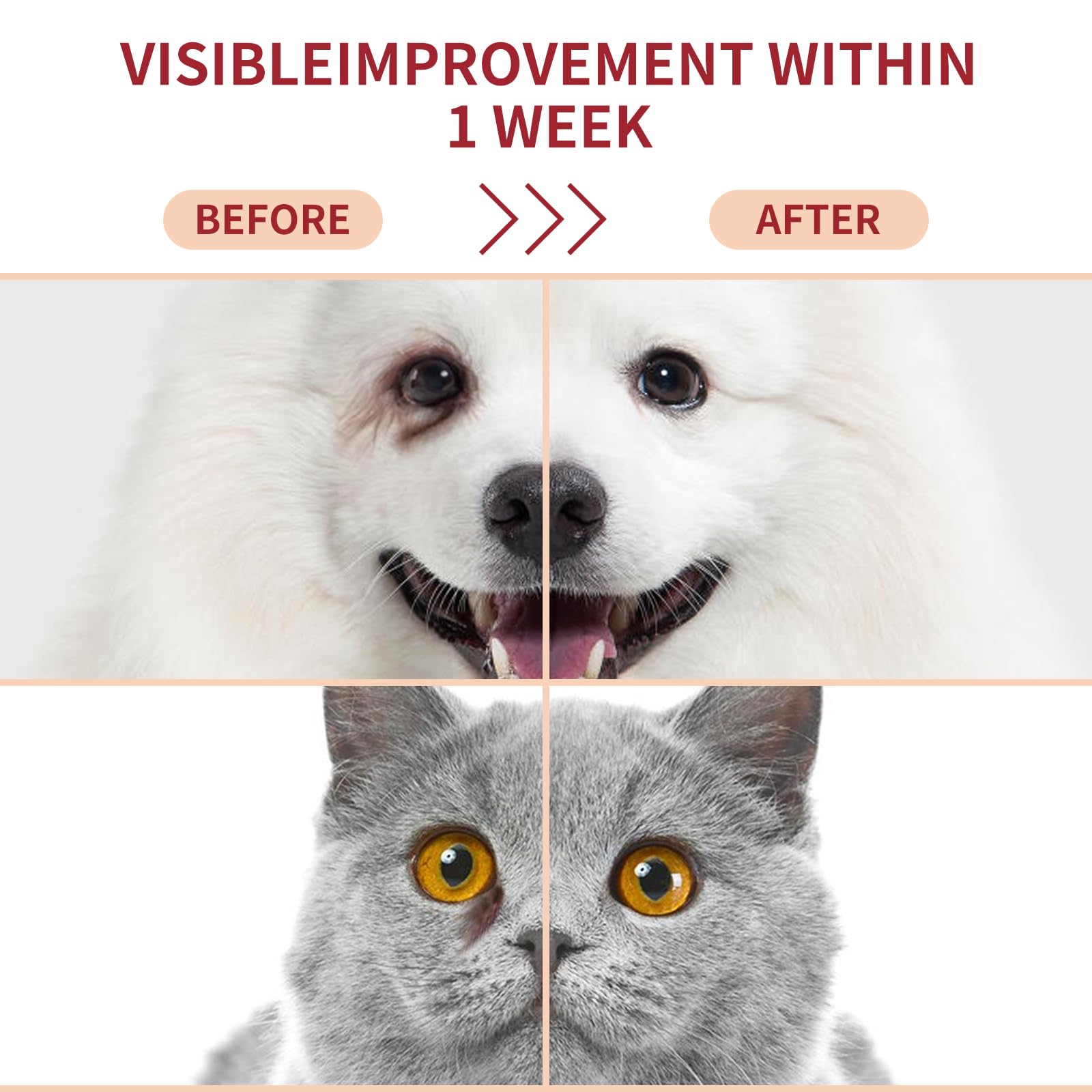 GJYC PET aceites naturales nutren la zona ocular sin irritación.