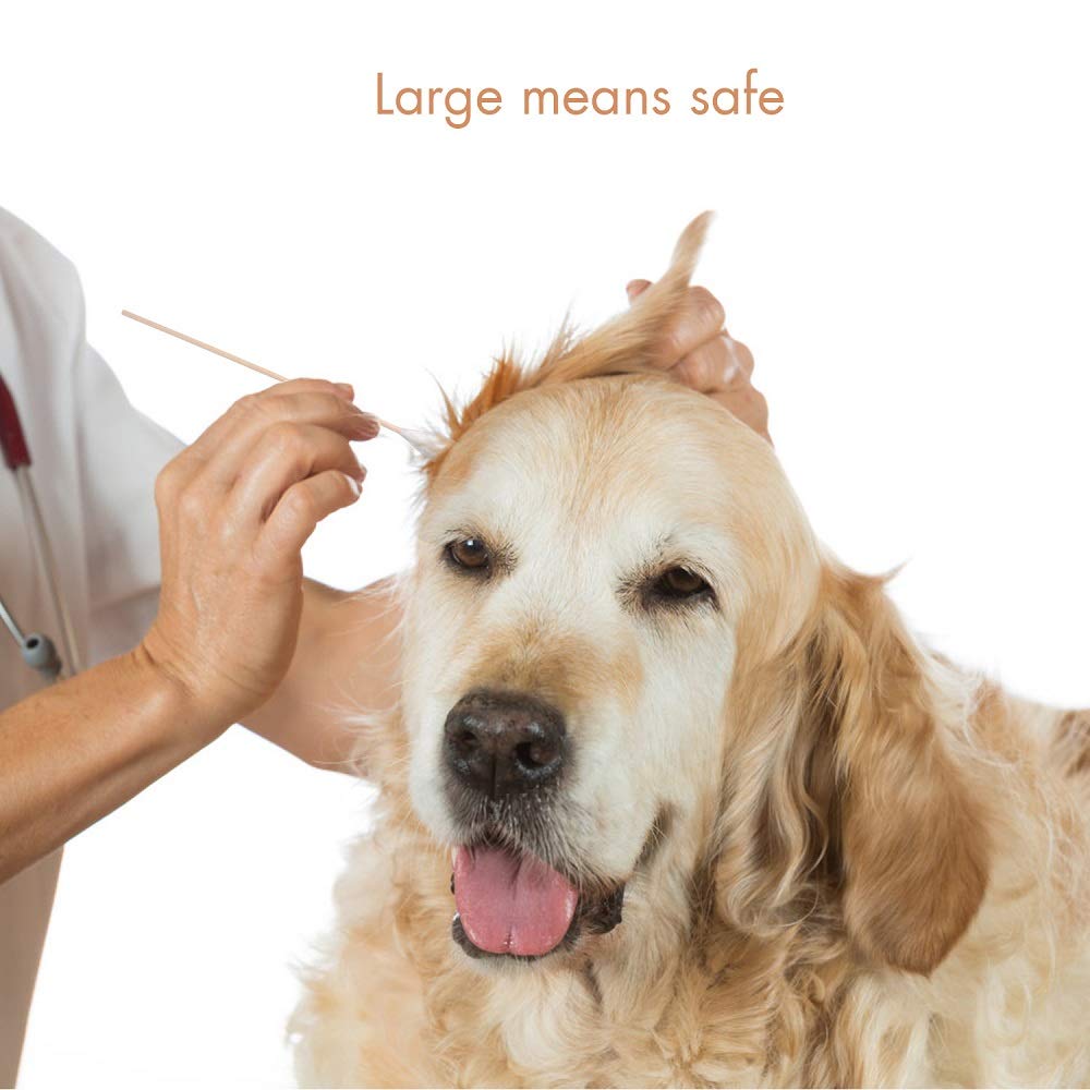 GLADOG diseño especial para limpieza de oídos de perros.
