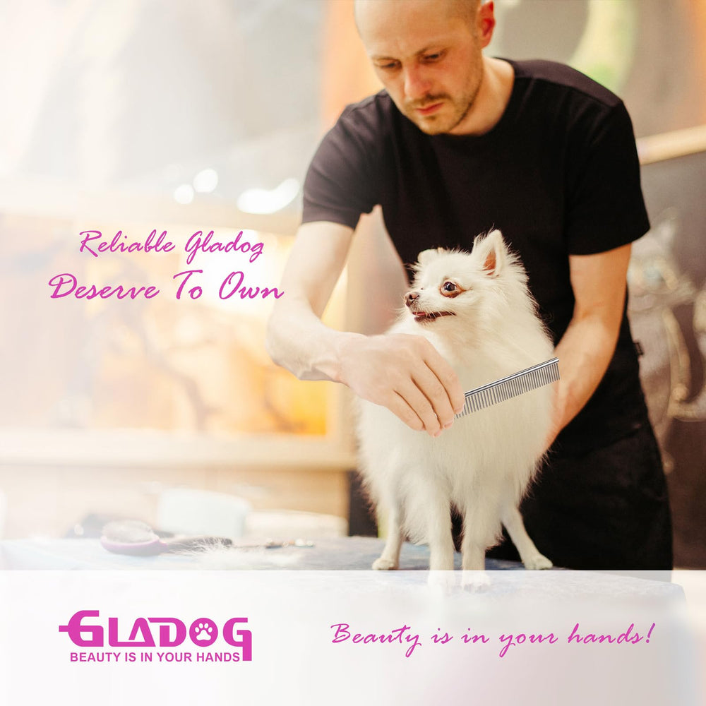 GLADOG peinilla para pelo de perro, ayuda a desenredar.