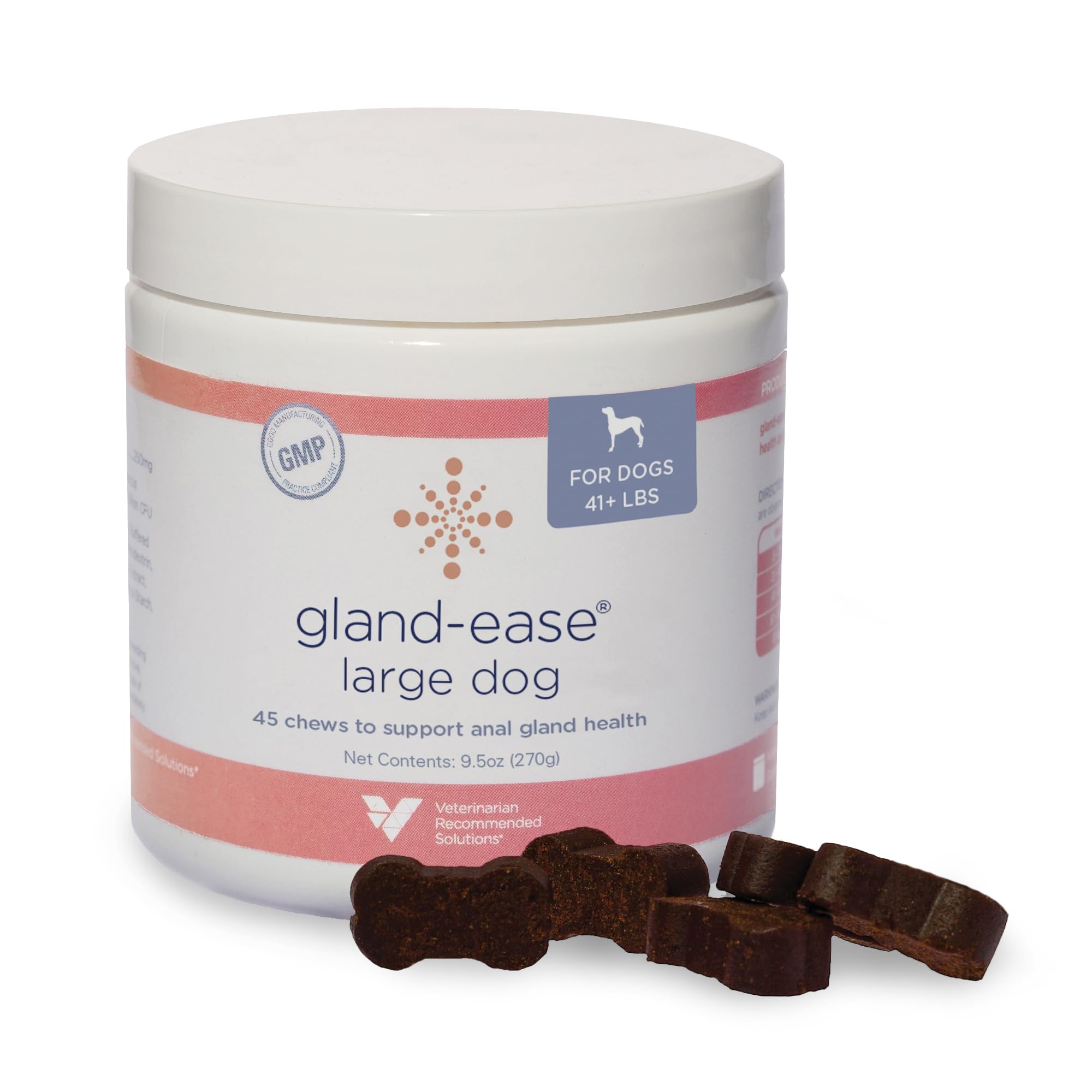 Gland-Ease, empaque para perro grande, fácil de almacenar y usar cada día.