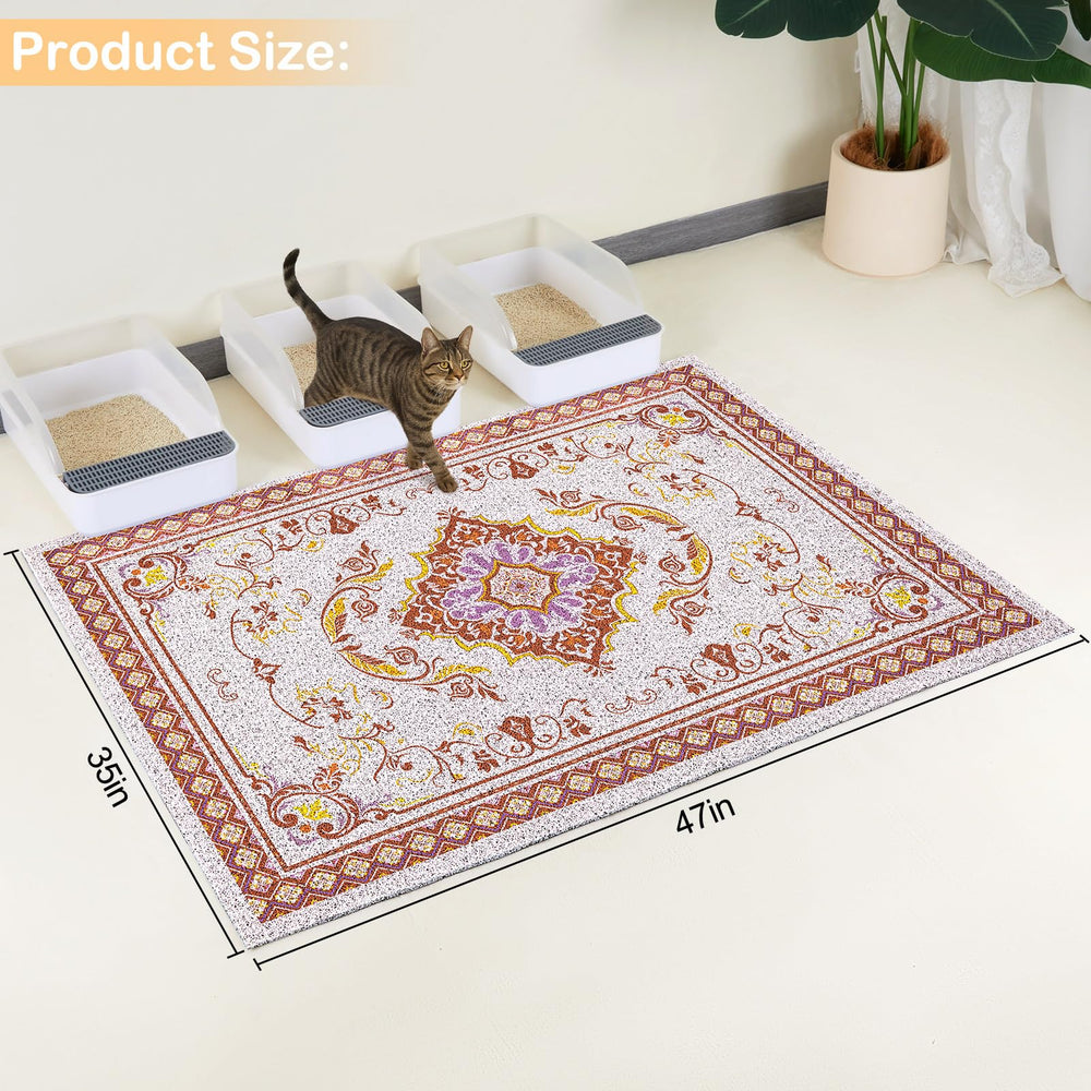 Alfombra Glittme de PVC suave para las patas del gato y comodidad