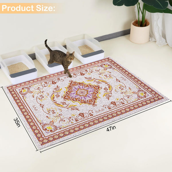 Alfombra Glittme de PVC suave para las patas del gato y comodidad