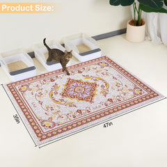 Alfombra Glittme de PVC suave para las patas del gato y comodidad