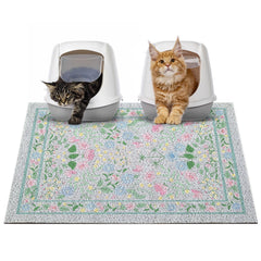 Almohadilla Glittme para arena de gato, antideslizante y segura bajo la caja de arena