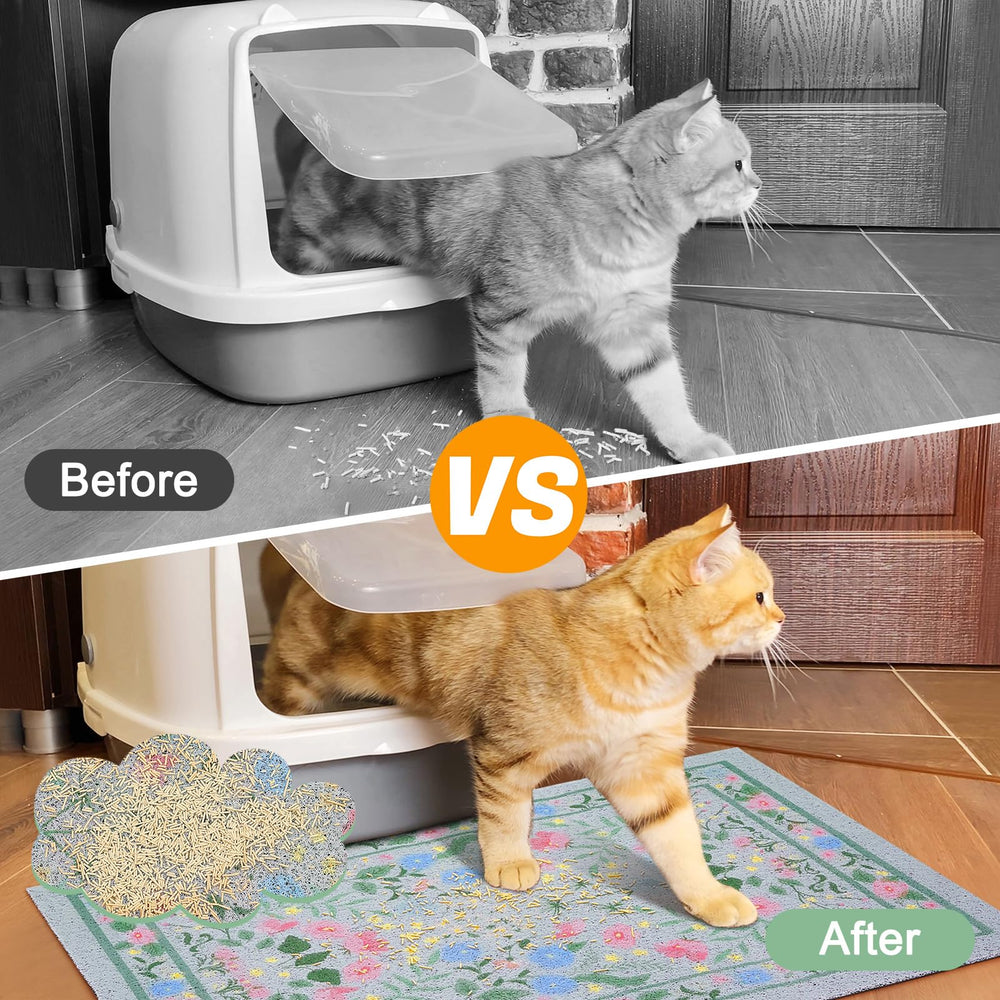 Almohadilla Glittme para arena de gato, base impermeable para evitar manchas