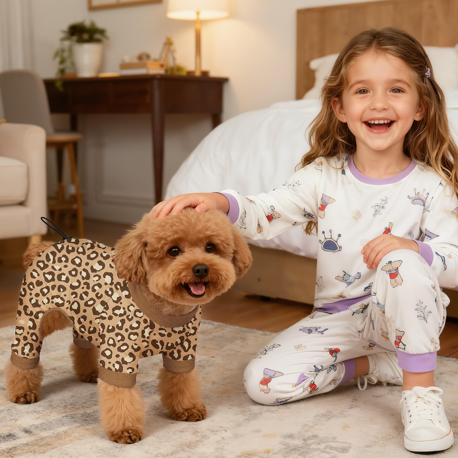 Pijama Glittme para perro pequeño, diseño cómodo y transpirable