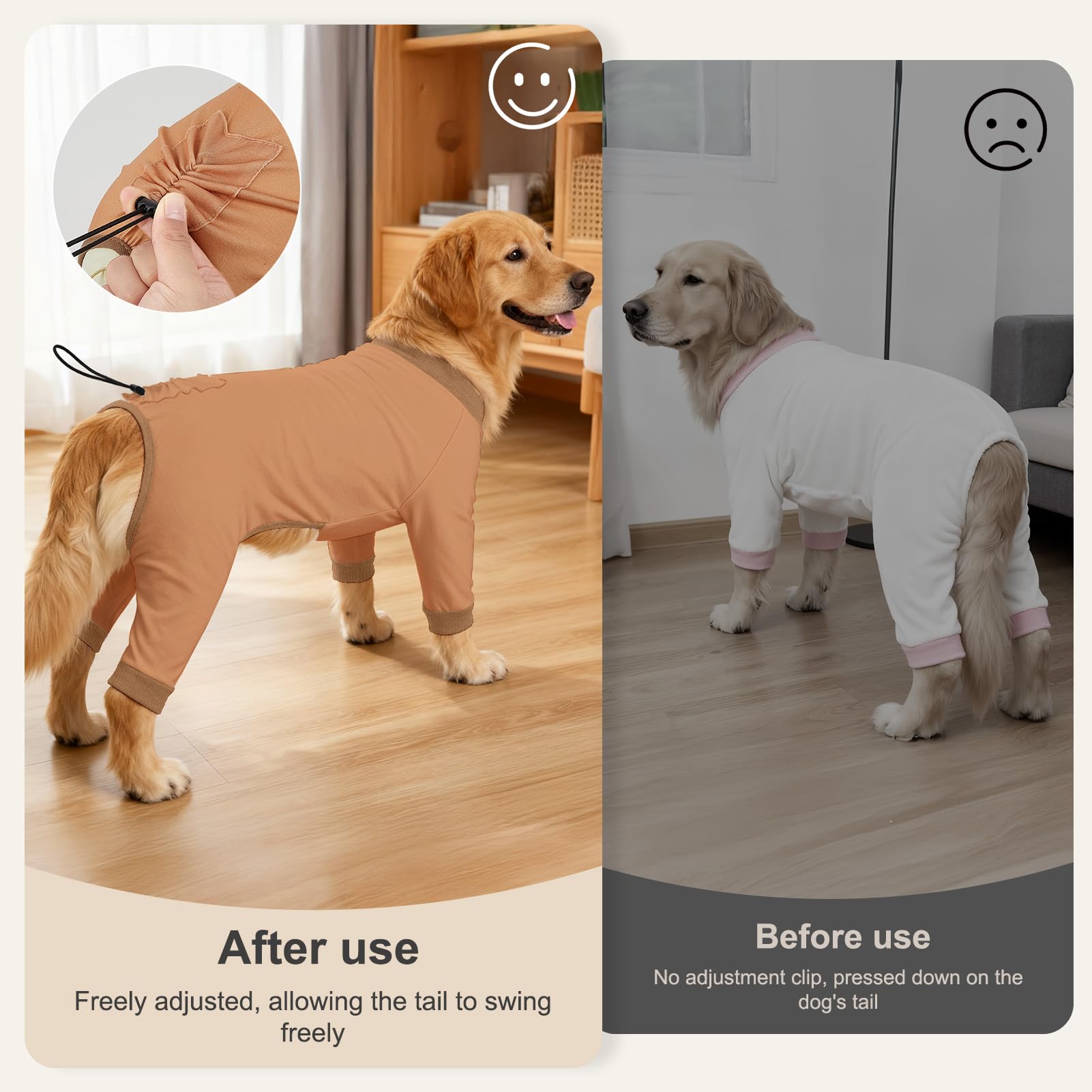 Pijamas Glittme para perro pequeño, colores armoniosos