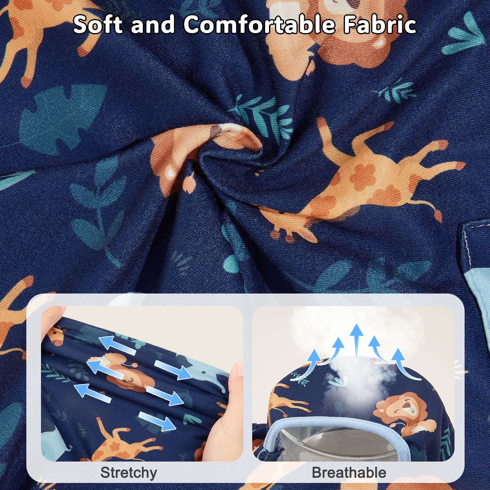 Pijamas para perro pequeño, lavable a máquina para uso prolongado