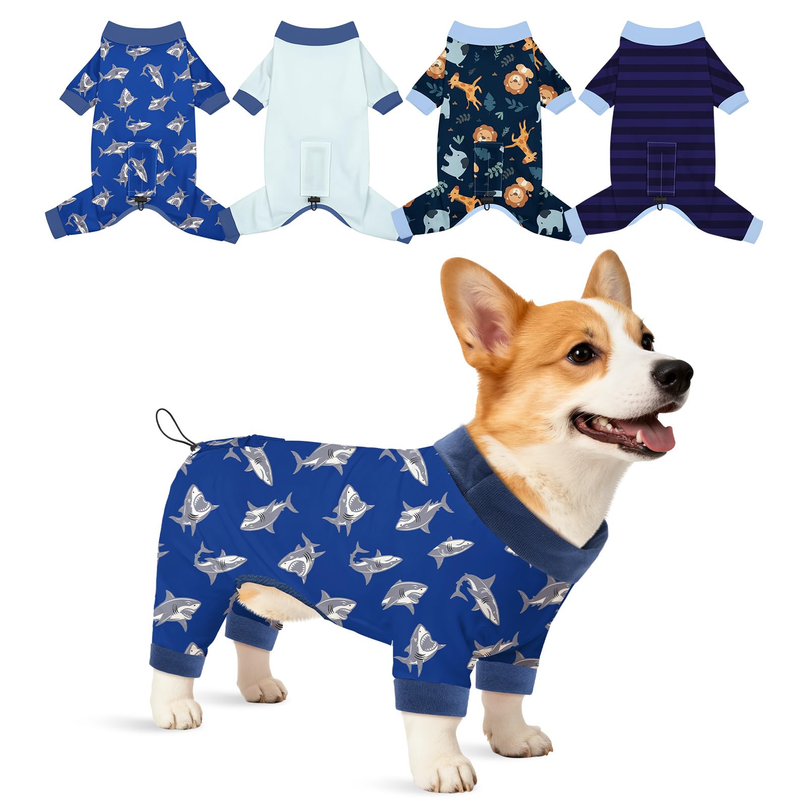 Pijamas para perro pequeño en colores variados para estilo y comodidad nocturna