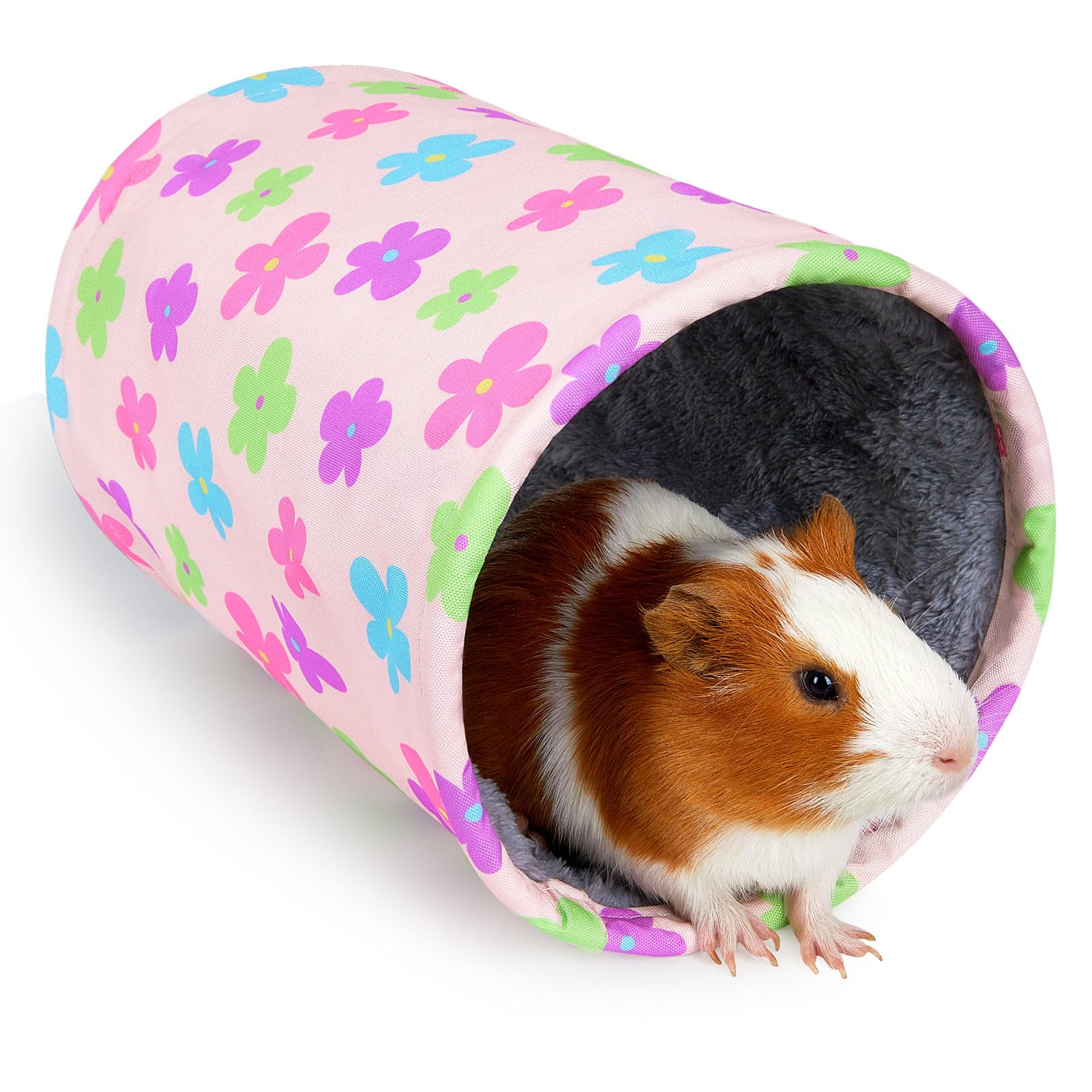 Tunel Glittme para conejos, lavable y cómodo para descansar.