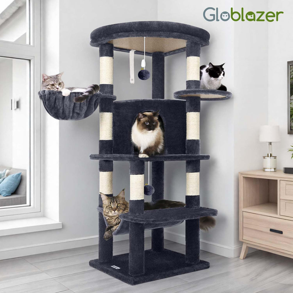 Globlazer acabado gris oscuro, se integra con la decoración del hogar