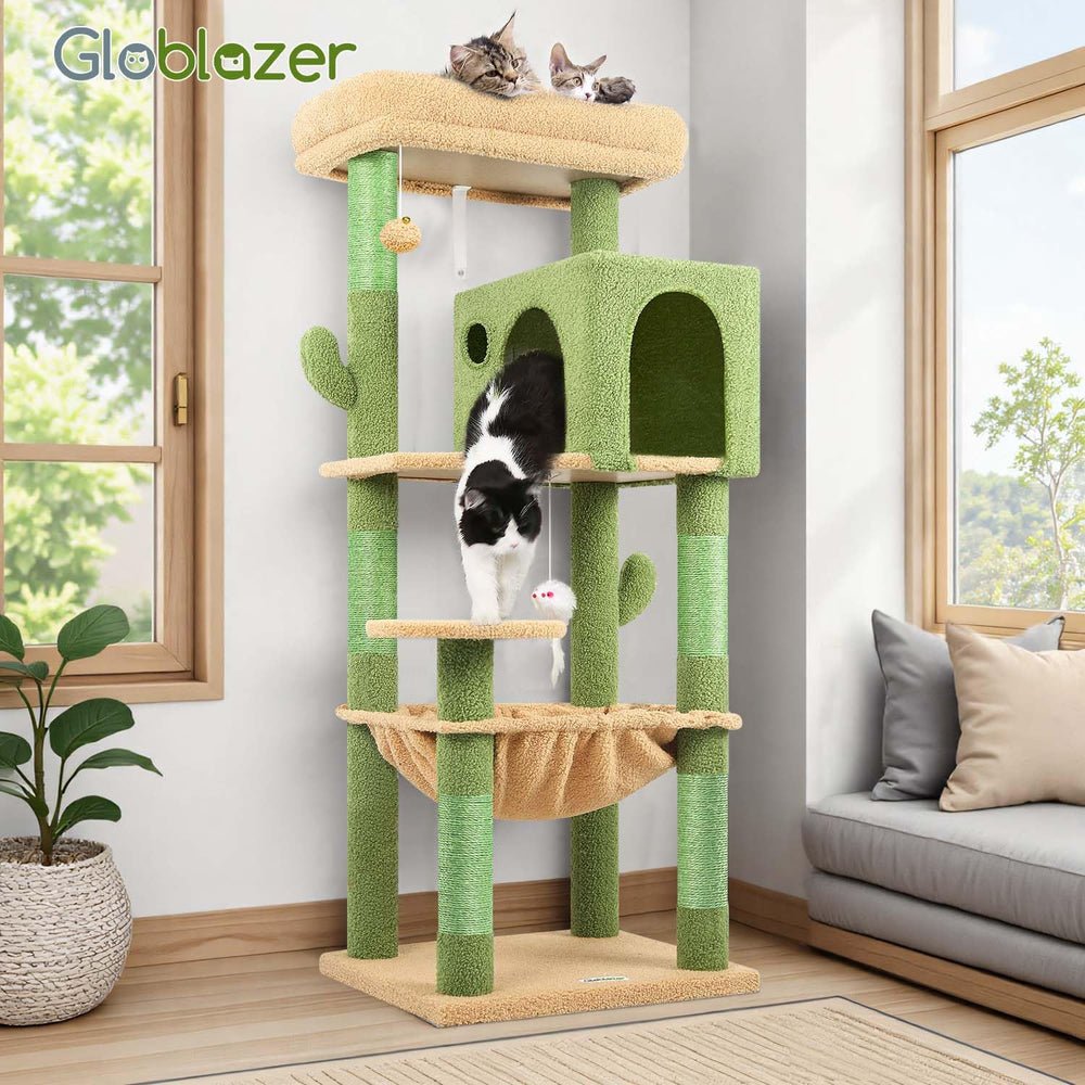 Globlazer acabado verde-tapizado; diseño natural que complementa la decoración.