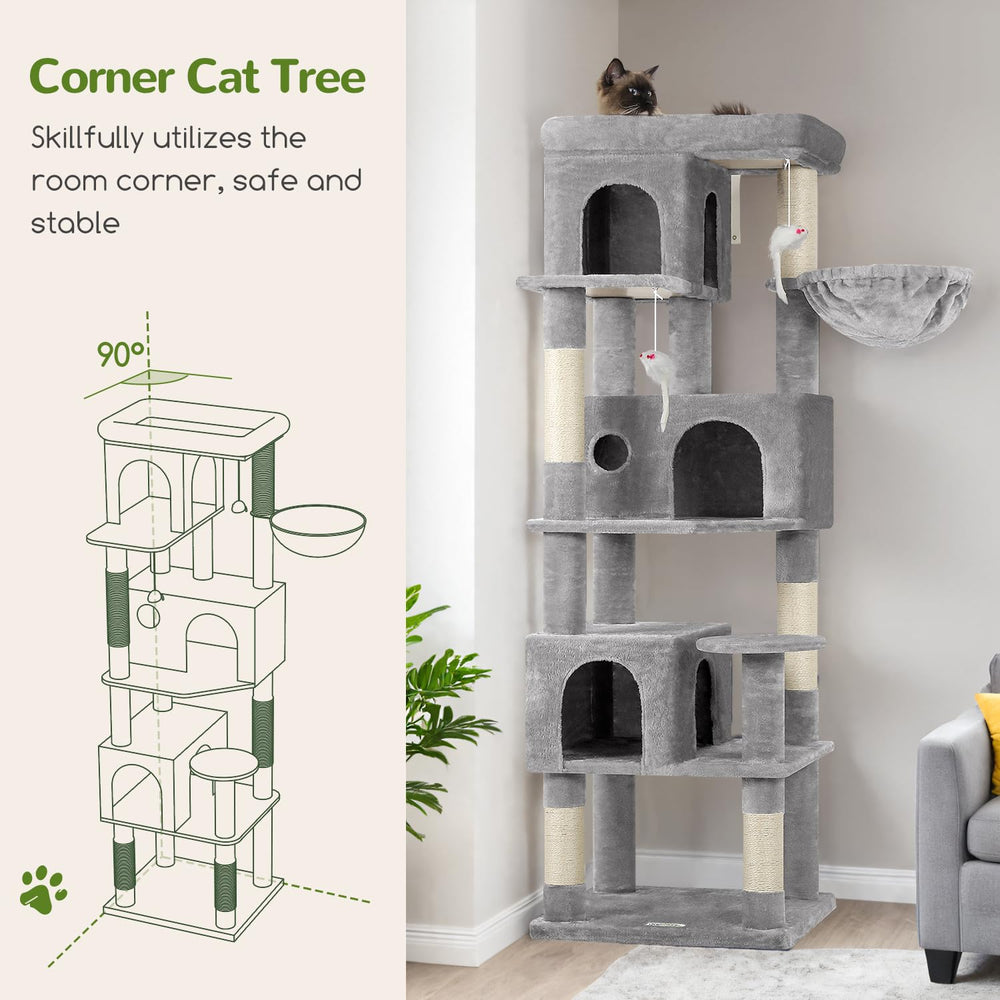 Globlazer arbol de-escalada-para-gatos-esquina-66 postes de rascado para uñas