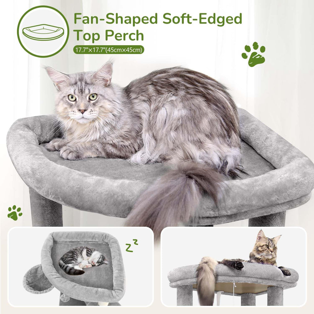 Globlazer arbol esquina gatos: hamaca suave para descanso cómodo y balanceo relajante