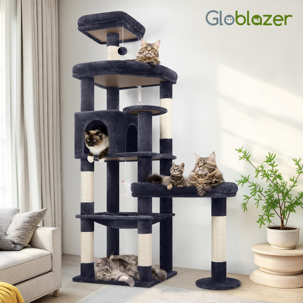 Globlazer arbol gato diseño compacto apto para interiores.
