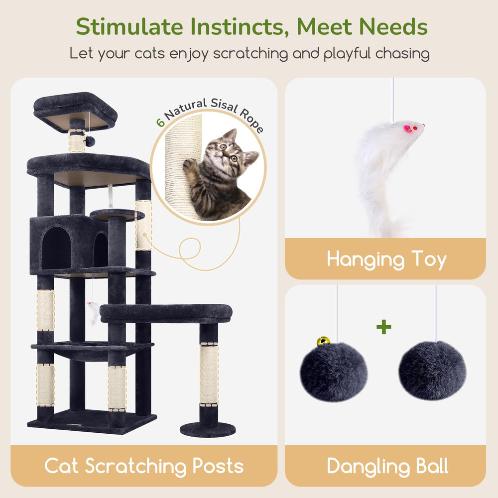 Globlazer arbol gato montaje facil con guia y herramientas incluidas.