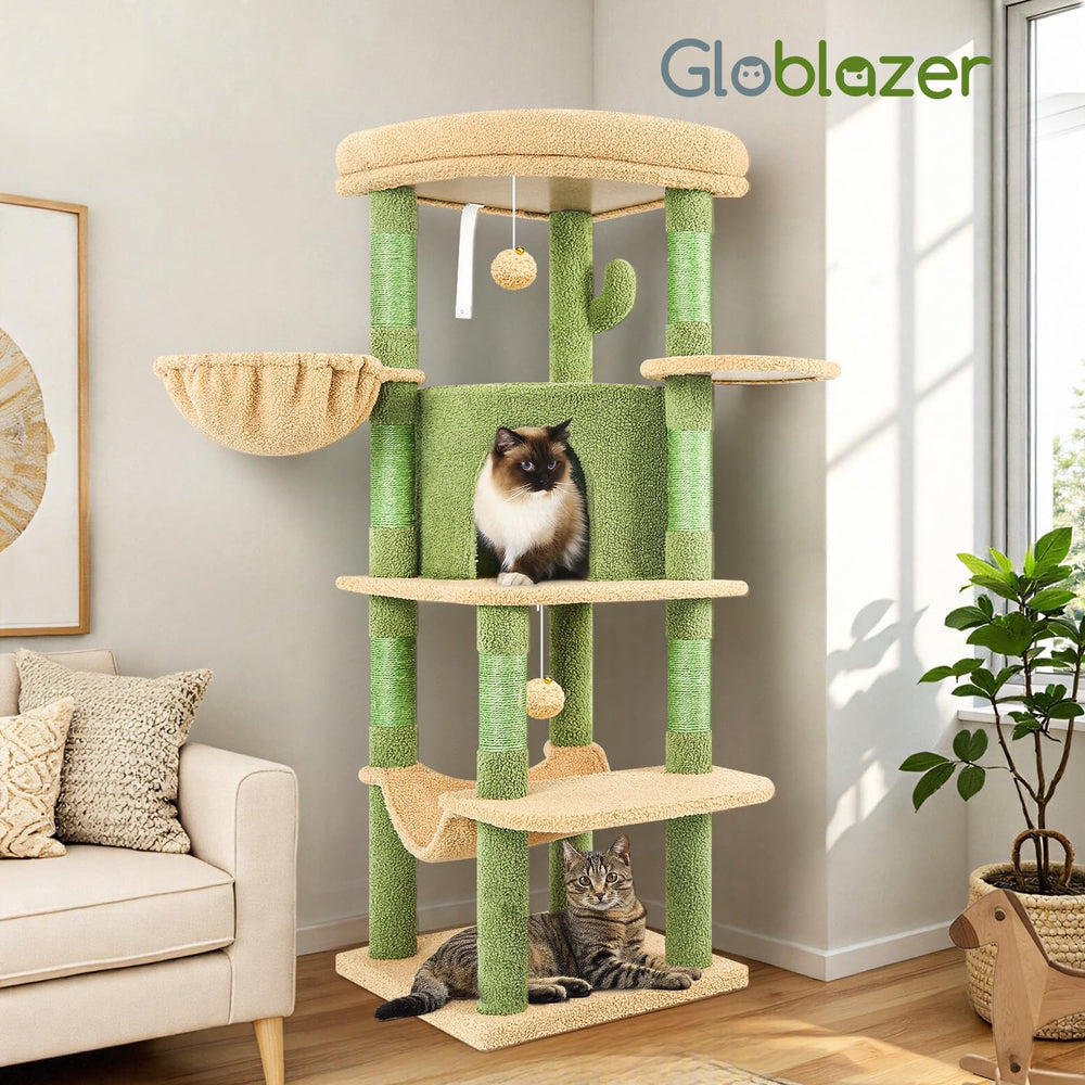 Globlazer arbol-gato-esquina ensamblaje-facil: instalación rápida y sin complicaciones