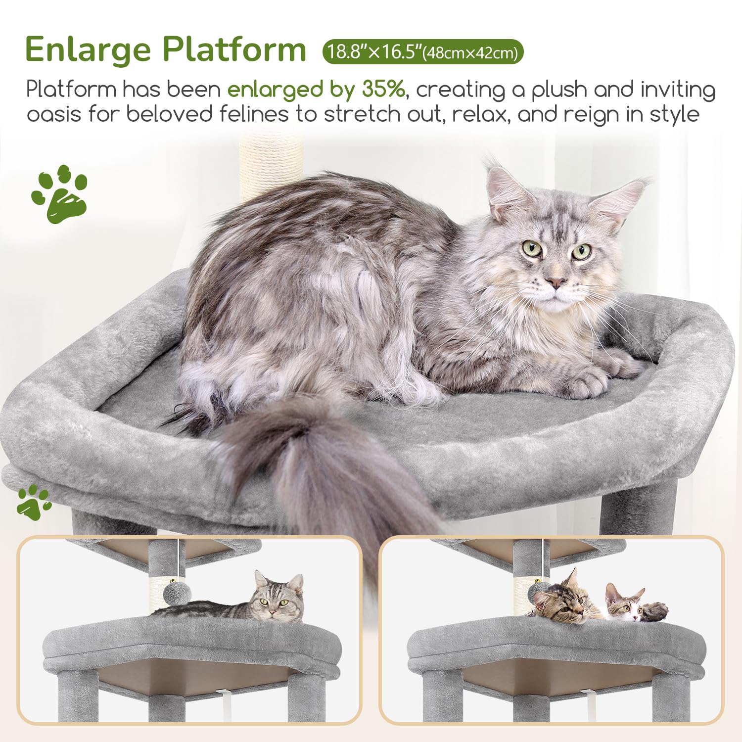 Globlazer árbol para gatos con hamaca y refugio para descanso privado