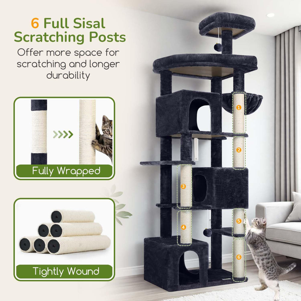 Globlazer Arbol Gato XL S80, postes de sisal para afilar garras.