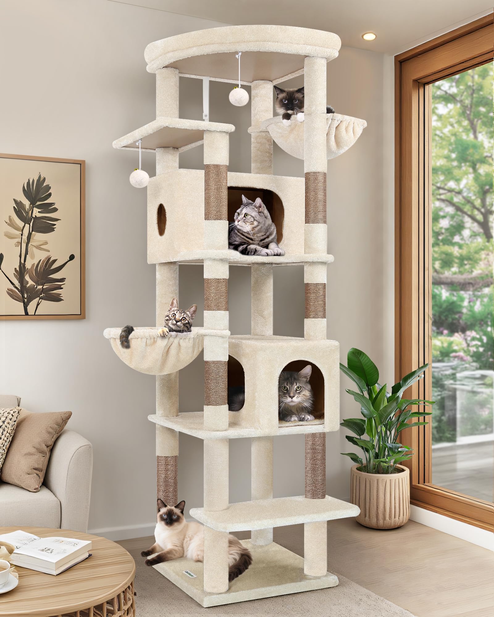 Globlazer árbol para gatos: base amplia para mayor estabilidad en casa