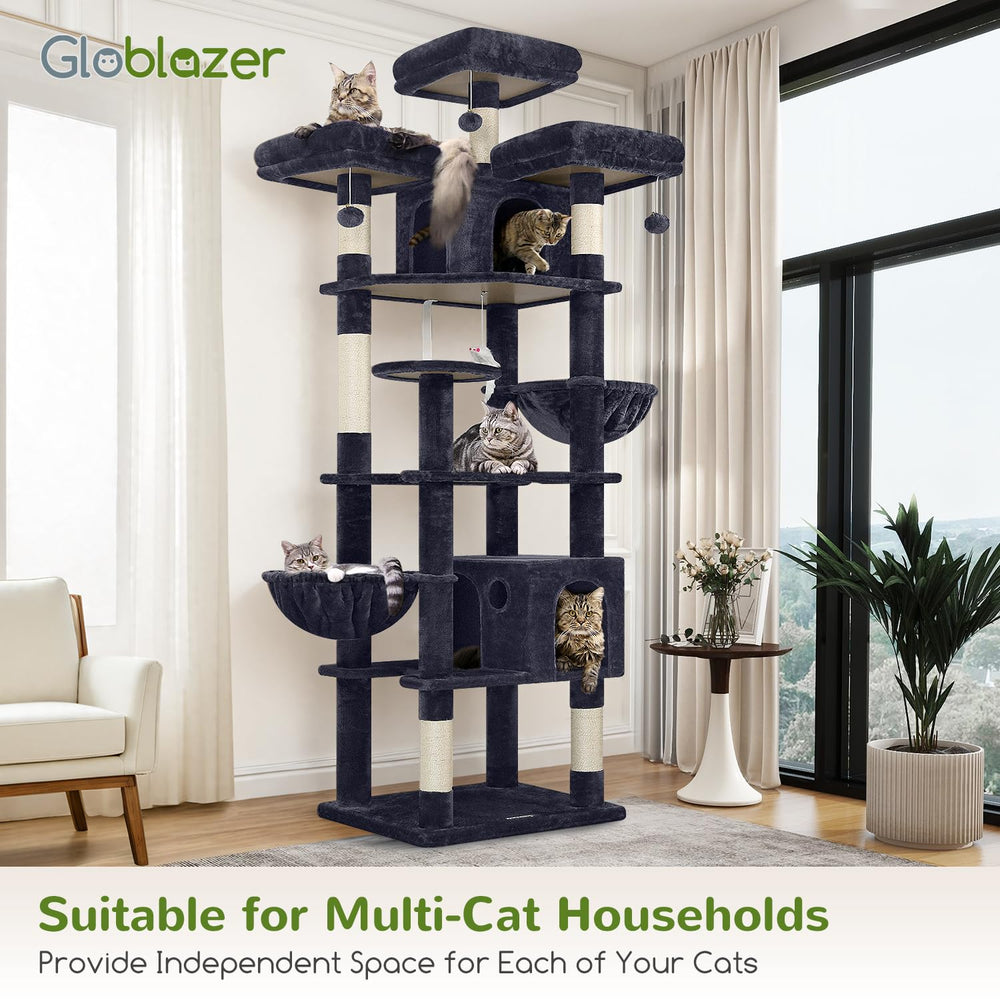Globlazer F82: diseño robusto para hogares con varios felinos.