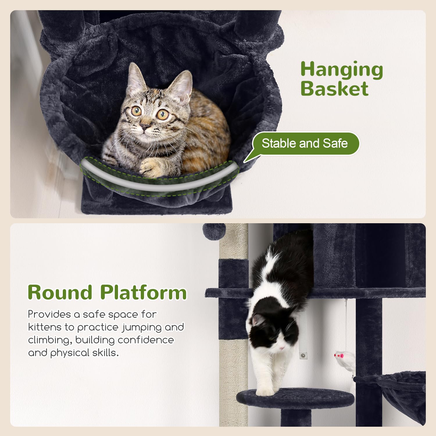 Globlazer F82: postes de rasguño de sisal para proteger muebles.