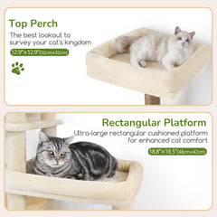 Globlazer arbol-gatos hamaca-condo: descanso cómodo y privacidad para tus gatos.