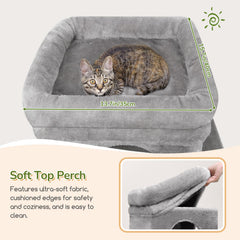 Globlazer árbol para gatos con tres nidos para descanso privado en niveles