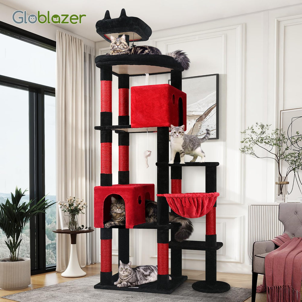 Globlazer postes de sisal y plataformas para gatos grandes.