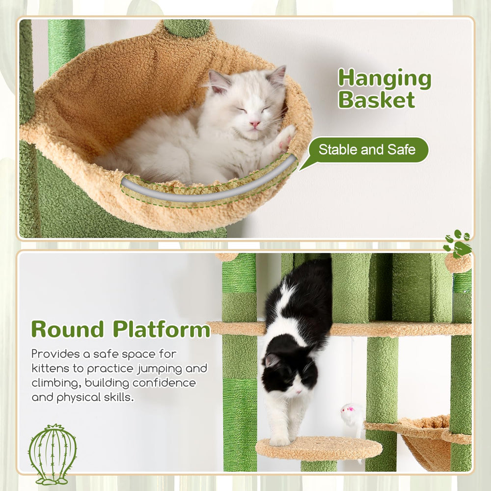 Globlazer Cactus: seis postes de sisal para rascar y proteger muebles.