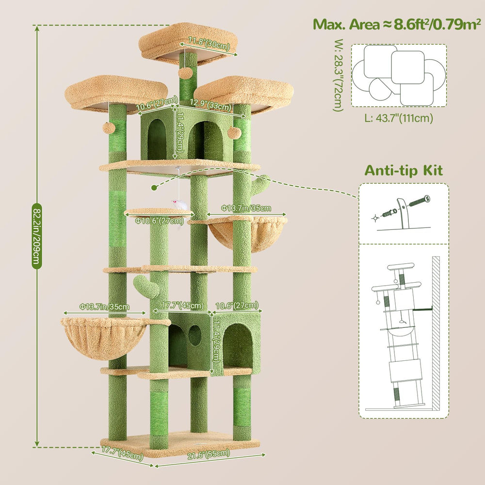 Globlazer Cactus: estructura estable para uso en interiores.