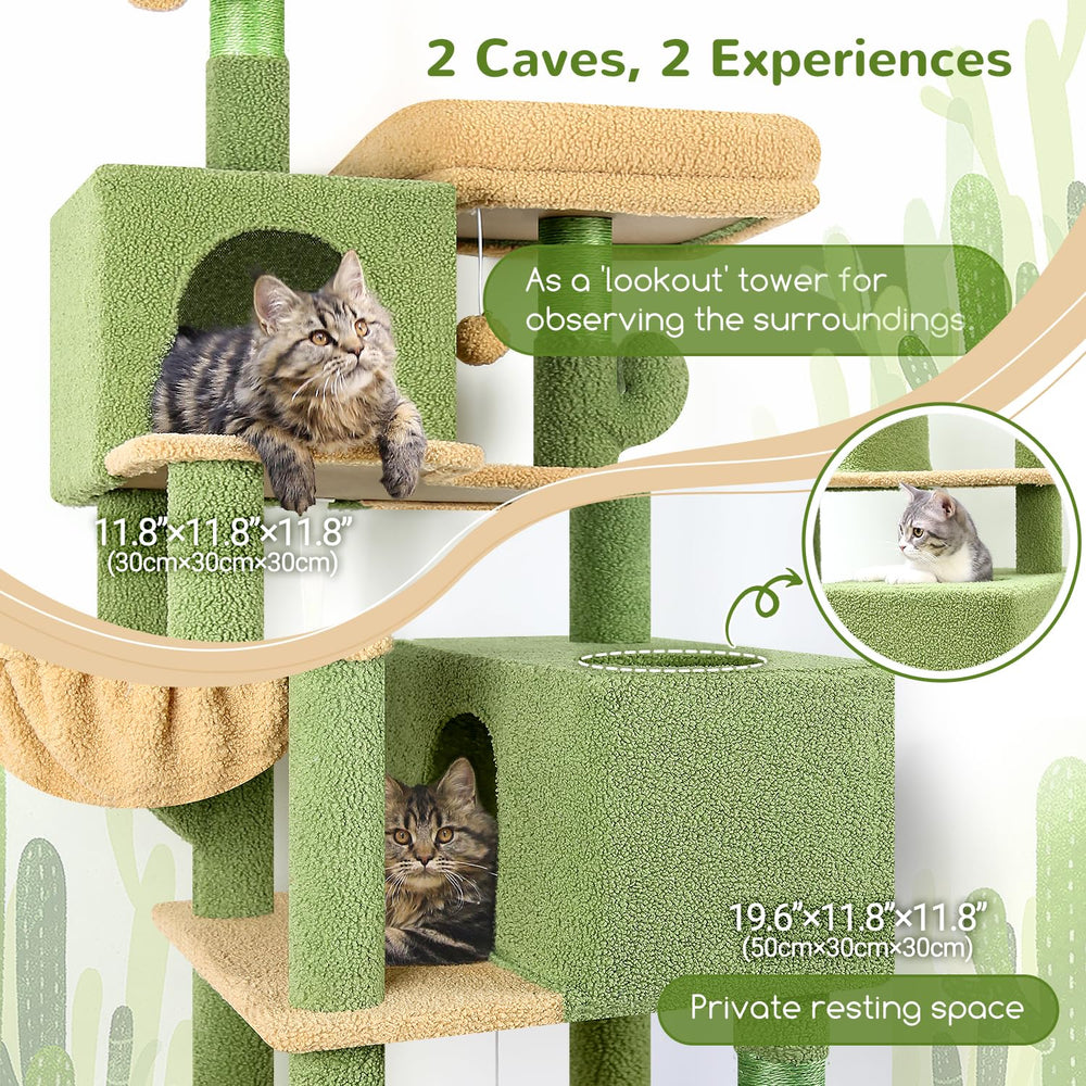 Globlazer Casas Acogedoras para Gato: refugio cómodo en torre