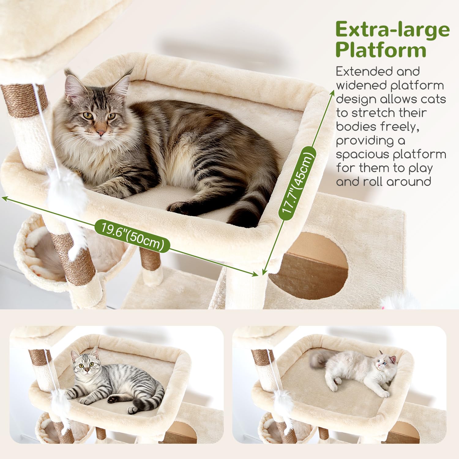 Globlazer condos-gatos-3, espacios privados para múltiples gatos en casa