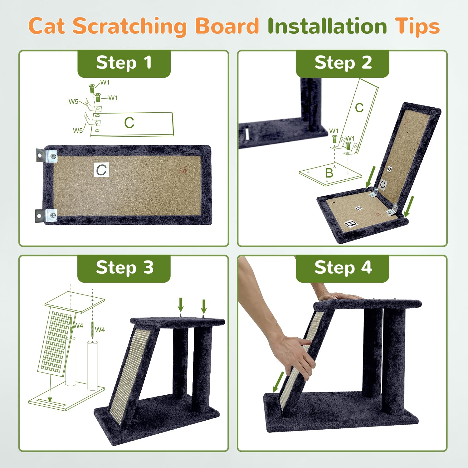 Diseño versátil de Globlazer para gatos grandes, encaja en espacios amplios y reducidos.
