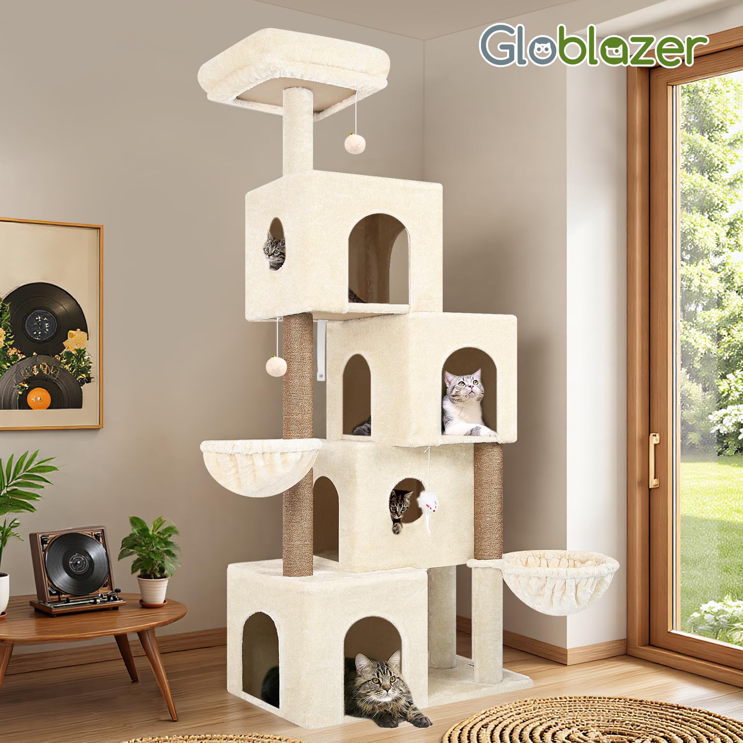 Globlazer ensamblaje-facil-incluye-herramientas, instalación rápida.