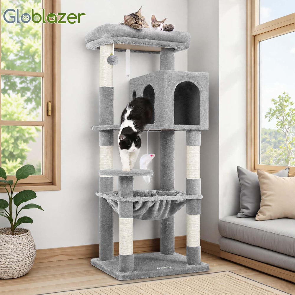 Globlazer estructura firme para gatos curiosos en interiores