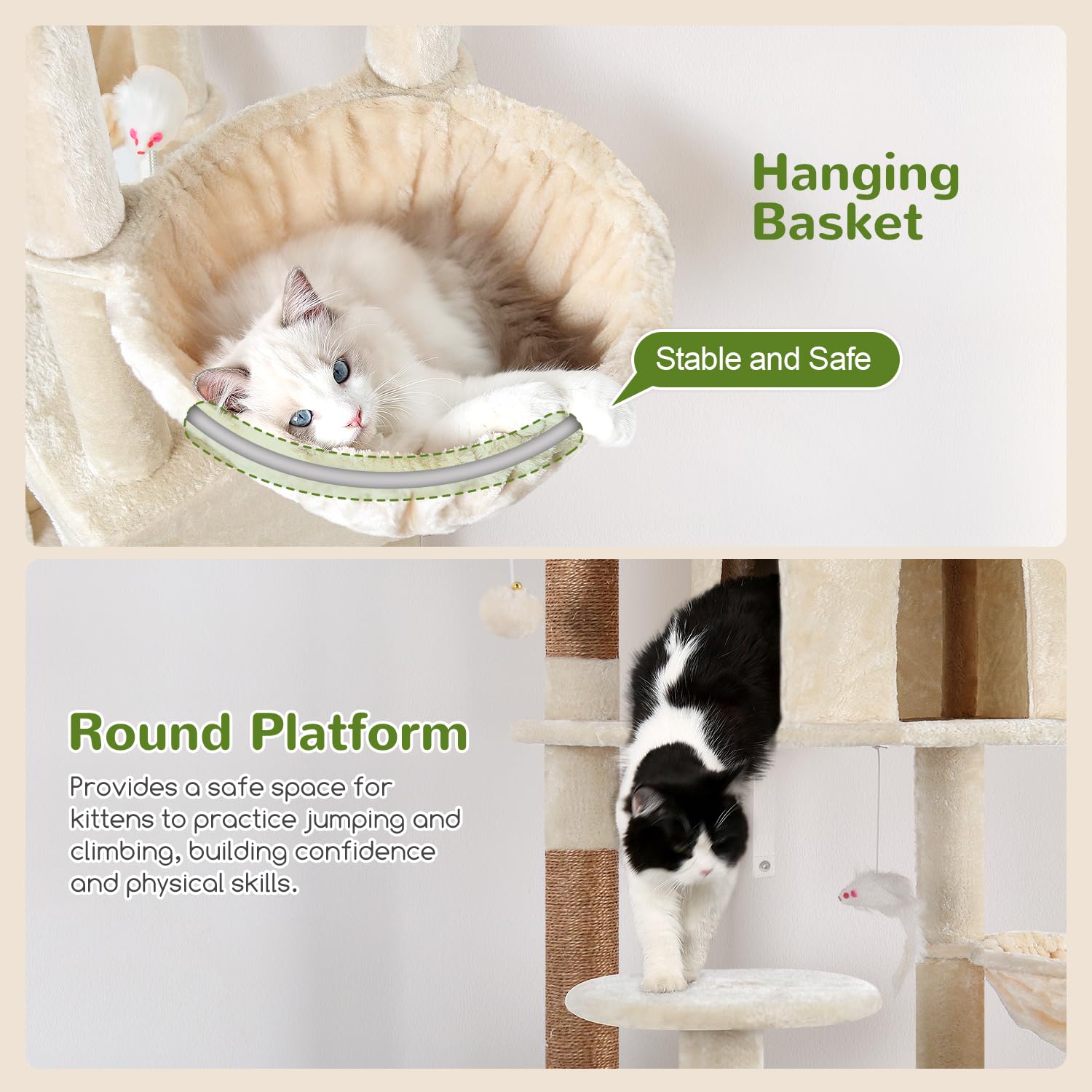 Globlazer F82 6 postes de sisal para rayar y proteger muebles.