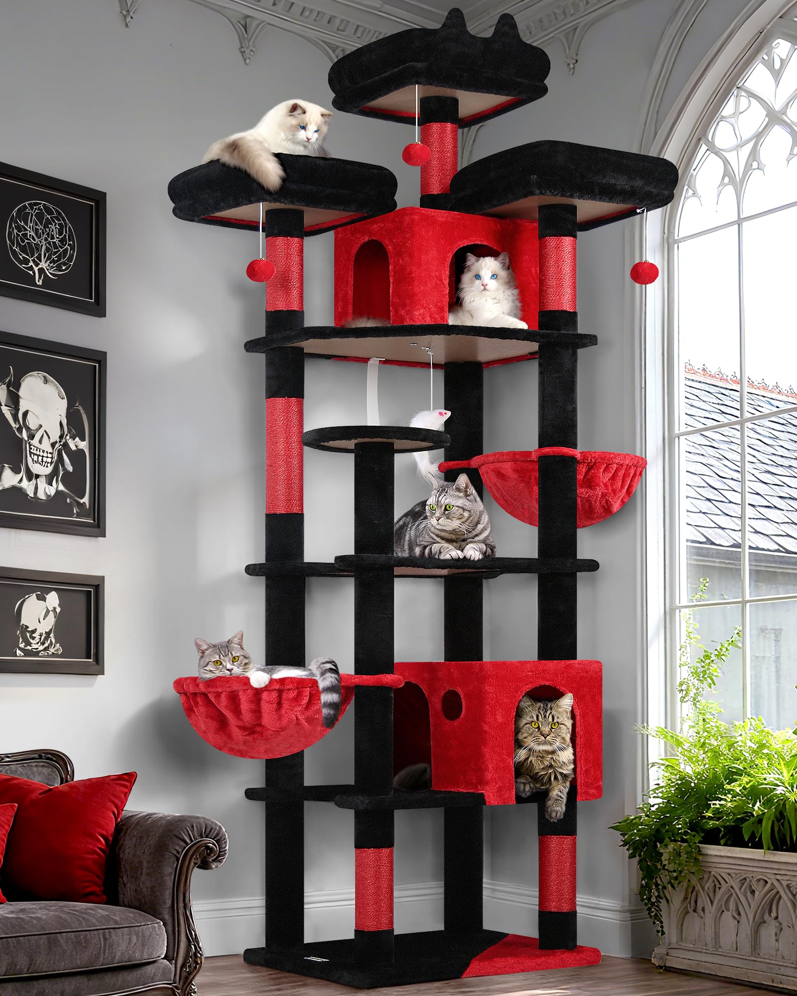 Globlazer torre-gato 82 pulgadas para observar y descansar