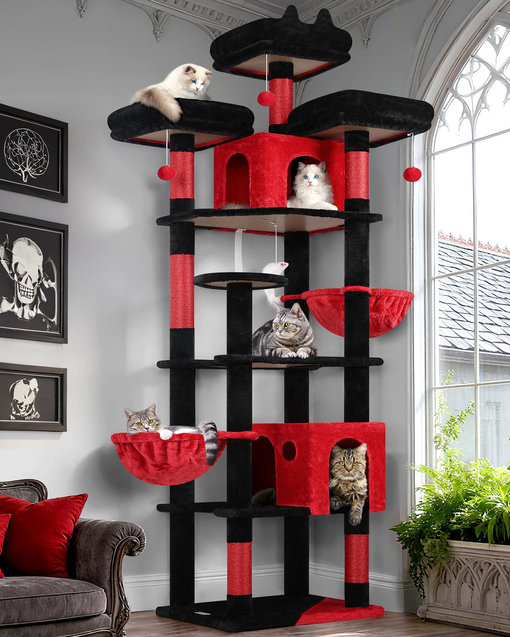 Globlazer torre-gato 82 pulgadas para observar y descansar