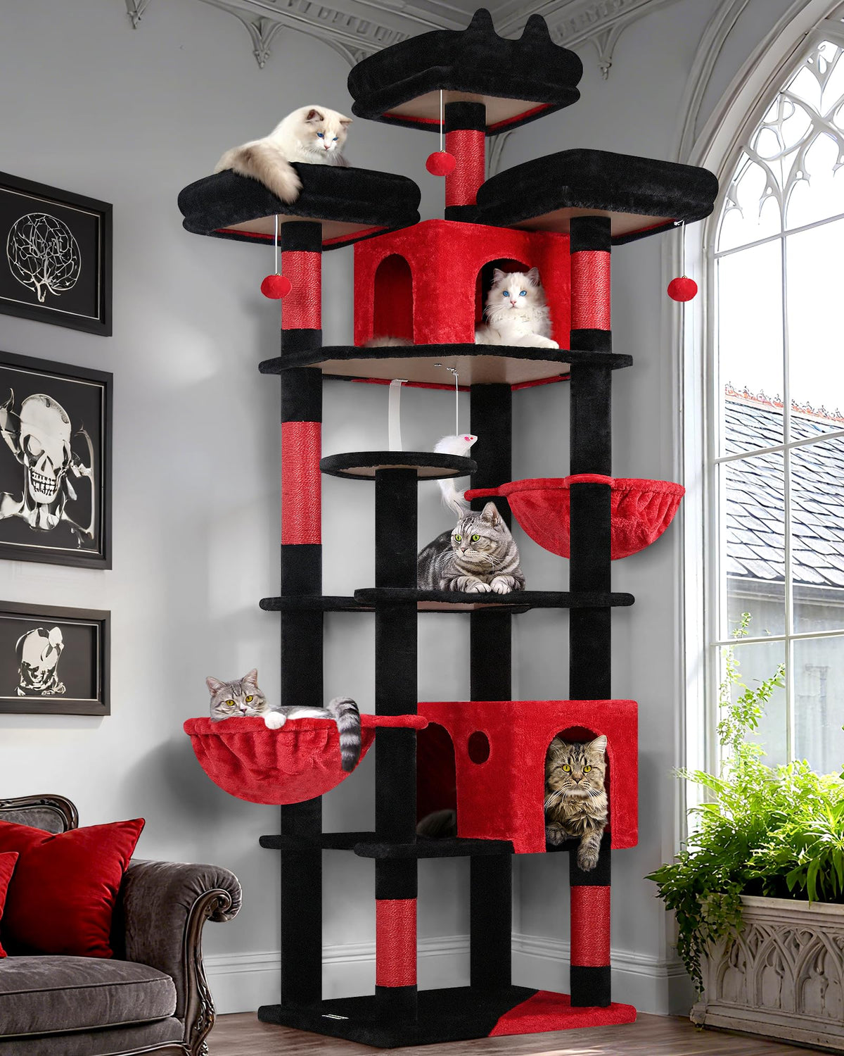 Globlazer torre-gato 82 pulgadas para observar y descansar
