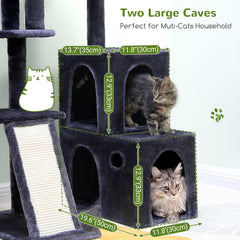 Globlazer Gato Torre 50 pulgadas: base giratoria para exploración segura.