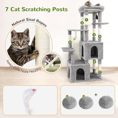 Globlazer Gato Torre – Juguetes colgantes para entretenimiento diario.