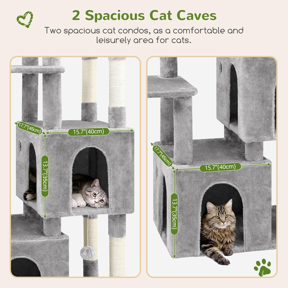 Globlazer Gato Torre – Postes de sisal para afilar uñas y juego.