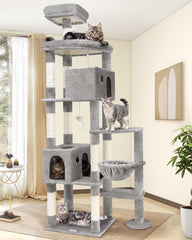 Globlazer torre gigante para gatos con plataforma amplia para observar