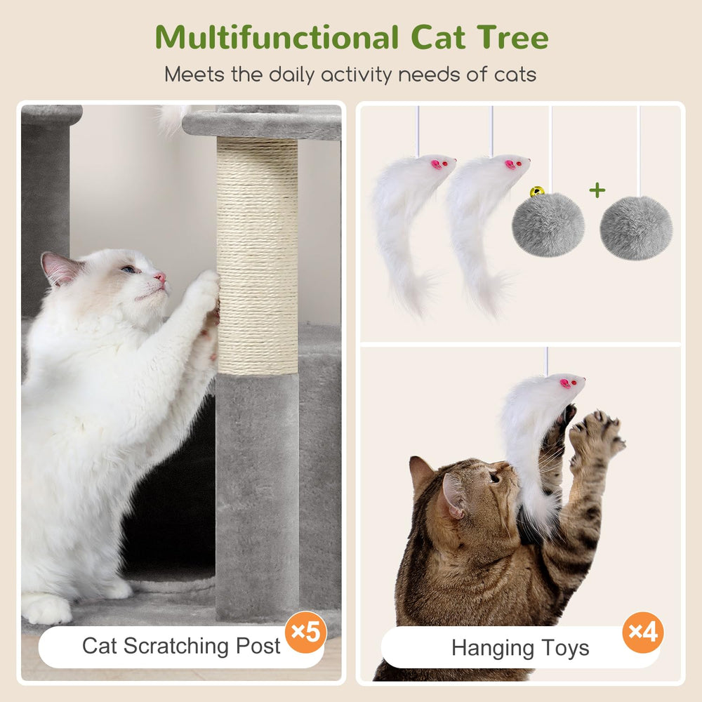 Globlazer gran arbol-gato centro de actividad para estimular juego