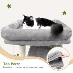 Globlazer Hamaca Grande Gato: descanso cómodo y amplio para gatos adultos.