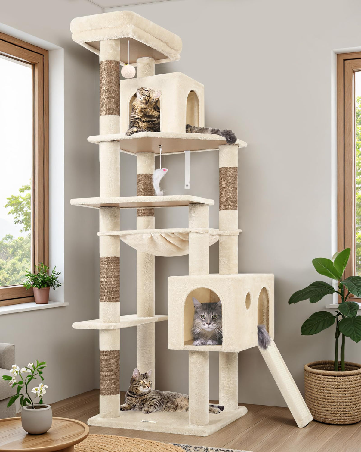 Globlazer hámaca grande para gatos adultos, descanso cómodo.